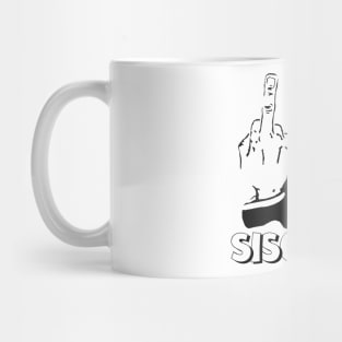 MIDDLE FINGER SISOLAK POLITICALLY INCORRECT Mug